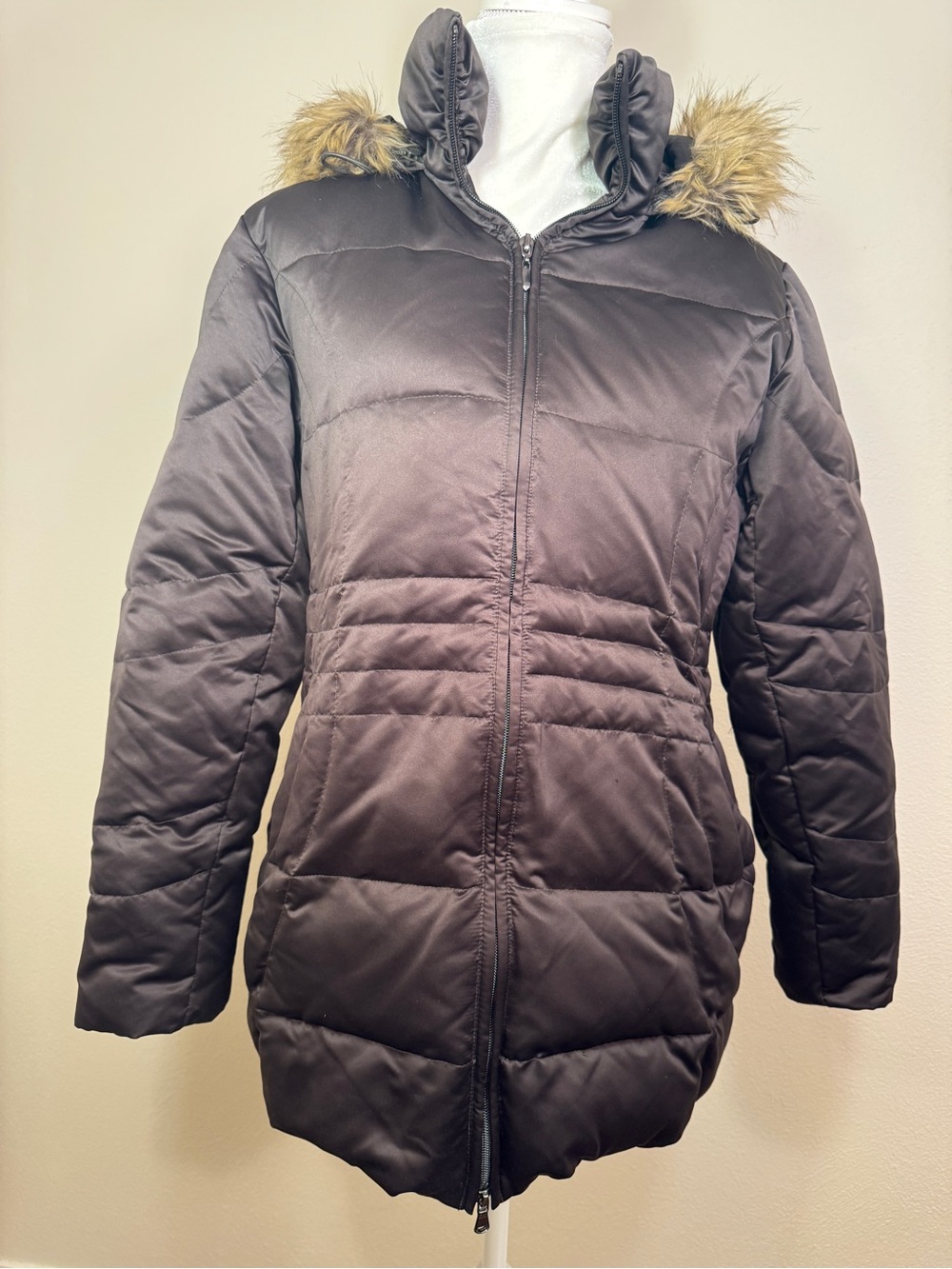 St. John’s Bay Brown Down Puffer Coat